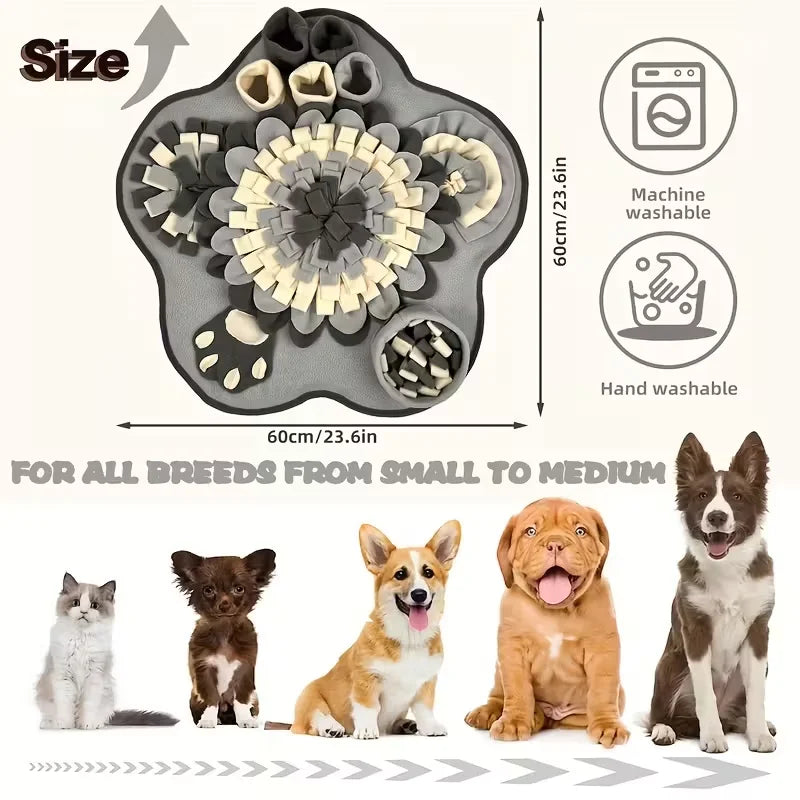 Pawscrest Dog Snuffle Mat — Anxiety Relief & Mental Enrichment Toy