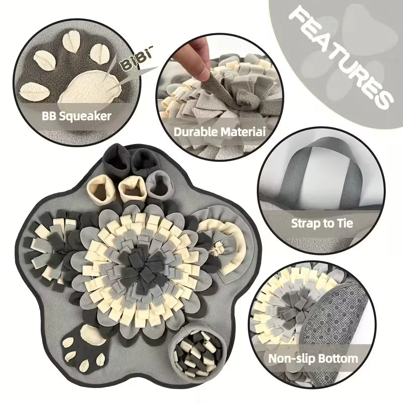 Pawscrest Dog Snuffle Mat — Anxiety Relief & Mental Enrichment Toy